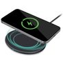 Mobilize Flat Draadloze lader Qi Wireless 2 Meter 15W - Grijs