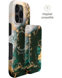 MIO Powerbank 5.000 mAh 15W - MagSafe Compatible - Green Marble