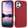 Mobigear Rugged iPhone 17 Hoesje Hardcase Backcover Shockproof - Rood