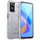 Mobigear Rugged Shield OPPO A76 Hoesje Flexibel TPU Backcover Shockproof - Grijs