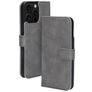 Mobiparts Classic Wallet MagSafe iPhone 16 Pro Max MagSafe Hoesje Bookcase Portemonnee - Granite Grey