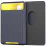 Mobigear Pocket Siliconen Pasjeshouder - 2 Pasjes - MagSafe Compatible - Blauw