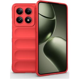 Mobigear Bumpy Xiaomi 14T Hoesje Flexibel TPU Backcover - Rood