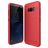 Mobigear Brushed Slim Samsung Galaxy S8 Hoesje Flexibel TPU Backcover - Rood