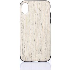 Mobigear Nature iPhone XS Hoesje Flexibel TPU Backcover - Nordic Walnut Mobigear Nature iPhone XS Hoesje Flexibel TPU Backcover - Nordic Walnut