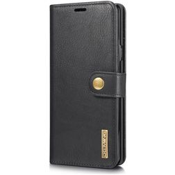Mobigear Snap Button Samsung Galaxy Note 9 Hoesje Uitneembare 2in1 Bookcase Portemonnee - Zwart