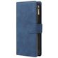 Mobigear Zipper Samsung Galaxy A71 Hoesje Bookcase Portemonnee - Blauw