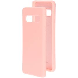 Mobiparts Samsung Galaxy S10 Siliconen Hoesje Backcover - Blossom Pink Mobiparts Samsung Galaxy S10 Siliconen Hoesje Backcover - Blossom Pink