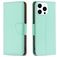 Mobigear Excellent iPhone 16 Pro Hoesje Bookcase Portemonnee - Groen