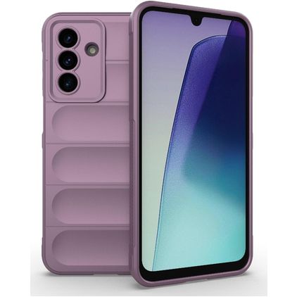 Mobigear Bumpy Samsung Galaxy A17 Hoesje Flexibel TPU Backcover - Paars