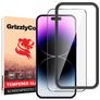 GrizzlyCoat Easy Fit iPhone 14 Pro Glazen Screenprotector - Case Friendly + Installatie Frame