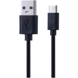 Mobigear USB-A naar USB-C Kabel 0.3 Meter - Zwart