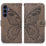 Mobigear Butterfly Samsung Galaxy S26 FE Hoesje Bookcase Portemonnee - Grijs