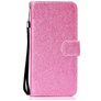 Mobigear Glitter Huawei Y6p Hoesje Bookcase Portemonnee - Roze