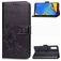 Mobigear Clover Samsung Galaxy A7 (2018) Hoesje Bookcase Portemonnee - Zwart