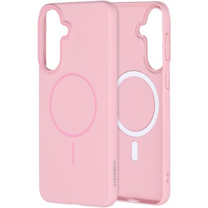 Mobiparts Slim Line Samsung Galaxy A37 MagSafe Hoesje Hardcase Backcover - Blush Pink