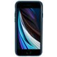Mobiparts iPhone SE (2022) Siliconen Hoesje Backcover - Blueberry Blue