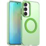 Mobigear Shockproof Samsung Galaxy S25 FE MagSafe Hoesje Hardcase Backcover - Groen