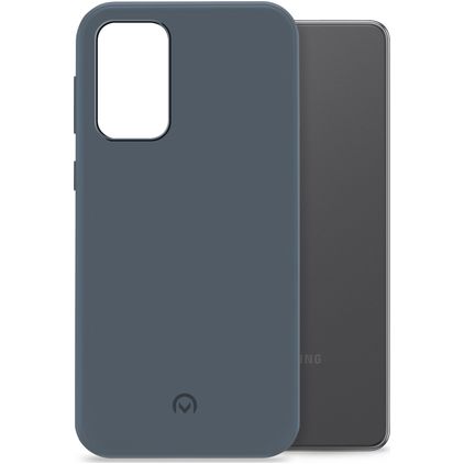 Mobilize Rubber Gelly Samsung Galaxy A73 Hoesje Flexibel TPU Backcover - Matt Blue