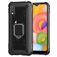 Mobigear Armor Ring Samsung Galaxy A01 Hoesje Flexibel TPU Backcover Shockproof met Ringhouder - Zwart