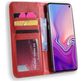 Mobigear Sensation Samsung Galaxy S10e Hoesje Bookcase Portemonnee - Rood