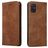 Mobigear Retro Slim Samsung Galaxy A51 Hoesje Bookcase - Bruin