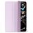 Decoded Textured Slim iPad Pro 11 Inch (2024) Hoes Flexibel Siliconen Bookcase - Lavendel