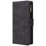 Mobigear Zipper Samsung Galaxy A71 Hoesje Bookcase Portemonnee - Zwart