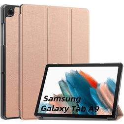 Mobigear Tri-Fold Samsung Galaxy Tab A11 Hoes Bookcase - Roségoud