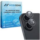 Mobigear Single Lens iPhone 17 Glazen Camera Lens Protector - Case Friendly - Zwart Mobigear Single Lens iPhone 17 Glazen Camera Lens Protector - Case Friendly - Zwart