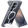 Mobiparts Hardcover Doorzichtig Samsung Galaxy S26 Ultra MagSafe Hoesje Hardcase Backcover met Standaard - Transparant