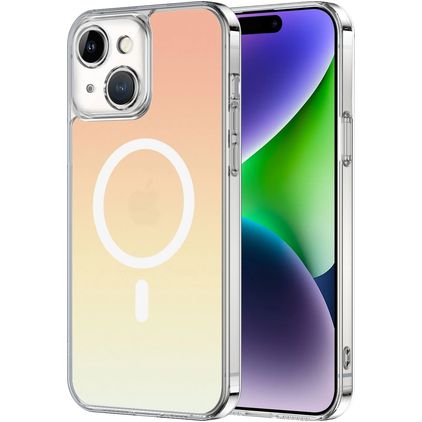 Valenta Rainbow iPhone 13 MagSafe Hoesje Hardcase Backcover