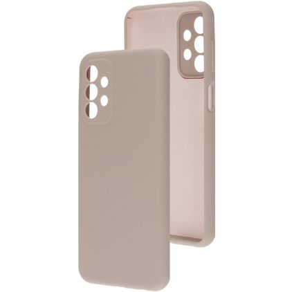 Mobiparts Samsung Galaxy A23 Siliconen Hoesje Backcover - Soft Salmon
