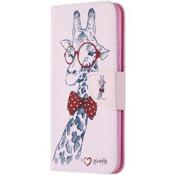 Mobigear Design HONOR 9X Lite Hoesje Bookcase Portemonnee - Giraffe