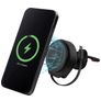 Mobilize Retractable Cable MagSafe Telefoonhouder Auto Ventilatierooster Magnetisch Universeel - Zwart