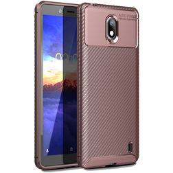 Mobigear Racing Nokia 1 Plus Hoesje Flexibel TPU Backcover - Bruin