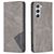 Mobigear Rhombus Slim Samsung Galaxy S24 Hoesje Bookcase - Grijs