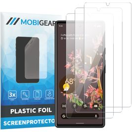 Mobigear Google Pixel 6a Screenprotector Folie - Case Friendly (3-Pack)
