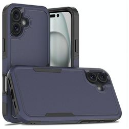 Mobigear Heavy Armor iPhone 16 Plus Hoesje Hardcase Backcover Shockproof - Donkerblauw