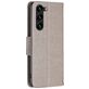 Mobigear Butterfly Samsung Galaxy S24 Plus Hoesje Bookcase Portemonnee - Grijs