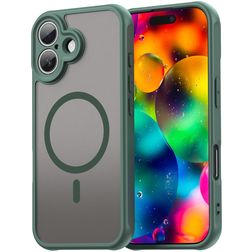 Mobigear Shockproof iPhone 17 MagSafe Hoesje Hardcase Backcover - Groen