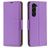 Mobigear Excellent Samsung Galaxy S23 Plus Hoesje Bookcase Portemonnee - Paars
