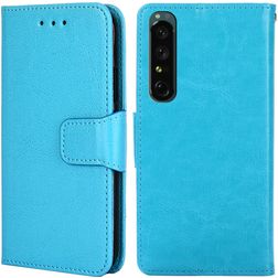 Mobigear Wallet Sony Xperia 1 IV Hoesje Bookcase Portemonnee - Blauw