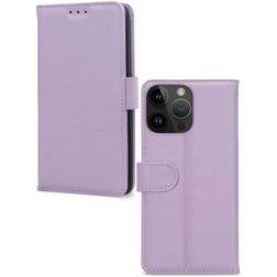 Mobilize Premium Gelly Wallet iPhone 14 Pro Max Hoesje Bookcase Portemonnee - Paars