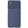 Mobigear Groove Motorola Moto G73 5G Hoesje Flexibel TPU Backcover - Blauw