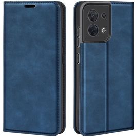 Mobigear Retro Slim OPPO Reno 8 5G Hoesje Bookcase Portemonnee - Donkerblauw