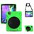 Mobigear SureGrip XGuard iPad Pro 11 Inch (2021) Hoes Hard Kunststof,Siliconen Backcover + Stylus Houder + Schouderband + Standaard - Groen