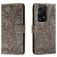 Mobigear Flowers HONOR 200 Lite Hoesje Bookcase Portemonnee - Grijs