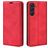 Mobigear Retro Slim Samsung Galaxy A26 Hoesje Bookcase Portemonnee - Rood