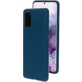 Mobiparts Samsung Galaxy S20 Plus Siliconen Hoesje Backcover - Blueberry Blue